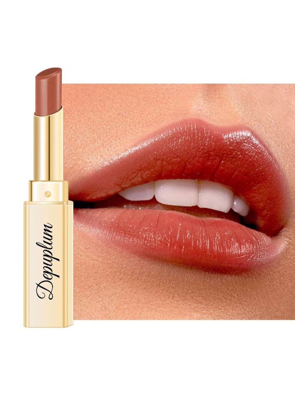 Women's DM103 Milk Tea Glow Reviver Moisture Lip Gloss Creamy Tinted Lip Balm